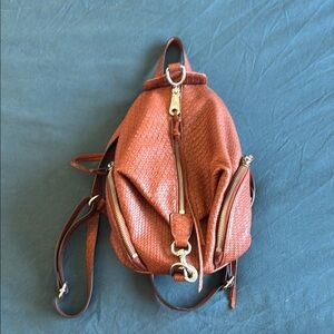Rebecca Minkoff Julian small Backpack in brown leather